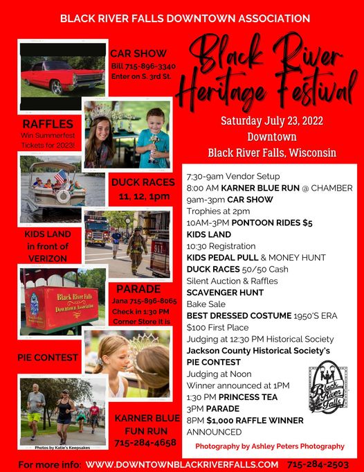 Black River Heritage Fest Black River Area Chamber of Commerce