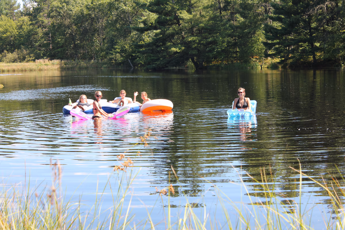 Adults-on-floaties