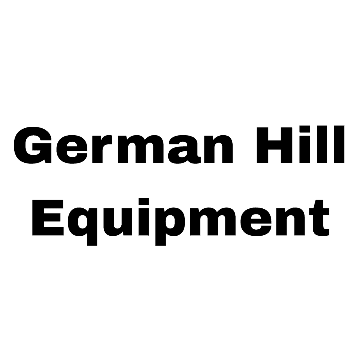 German Hill Equipment