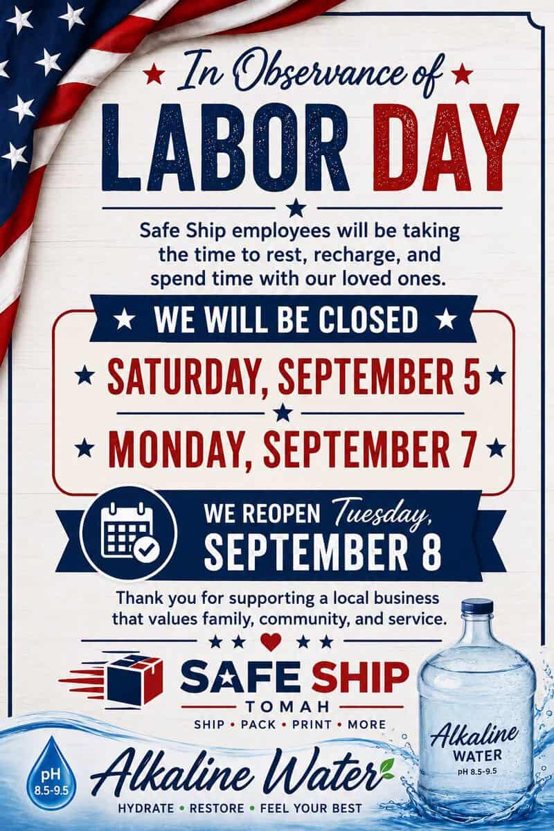 Safe Ship Labor Day - Black River Area Chamber of Commerce